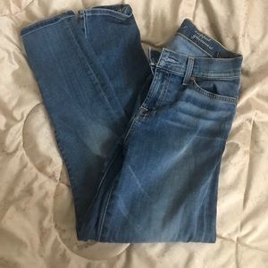 7 for all Mankind cropped Genevieve Capri jeans